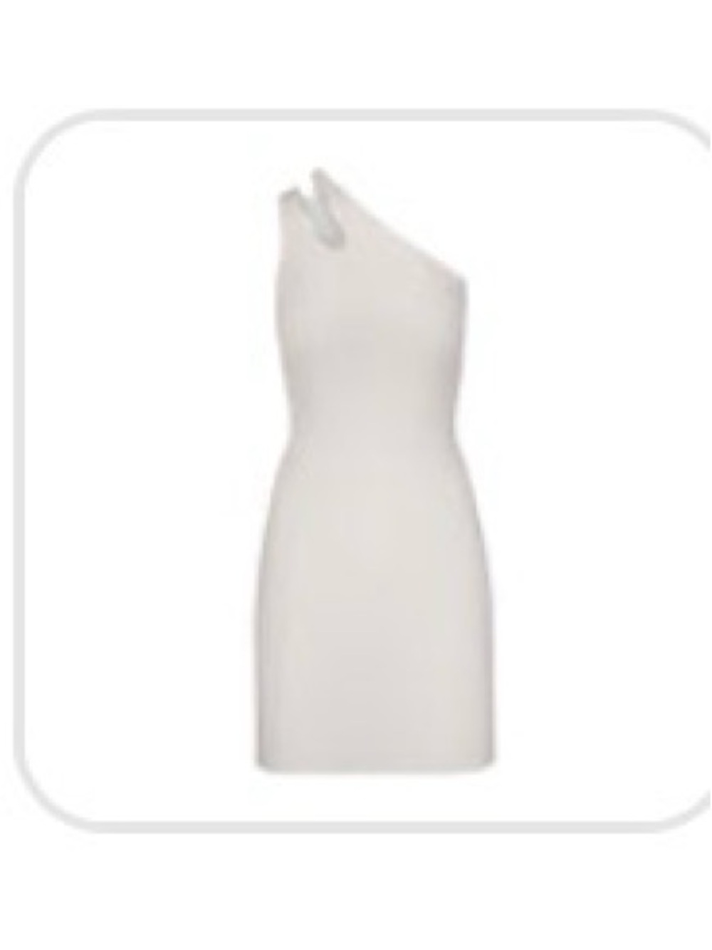 SOFT LOUNGE CUT OUT ONE SHOULDER DRESS